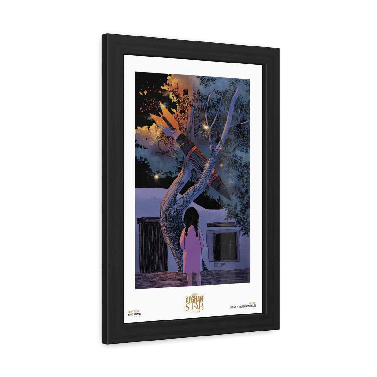 Framed Afghan Star Poster: Episode 6 — The Bomb