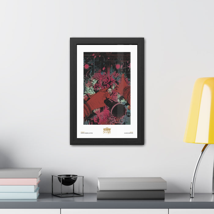 Framed Afghan Star Poster: Episode 1 — Lights, Camera, Action