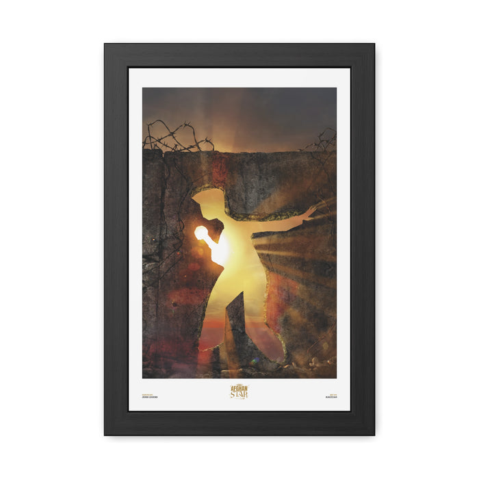 Framed Afghan Star Featured Art Poster