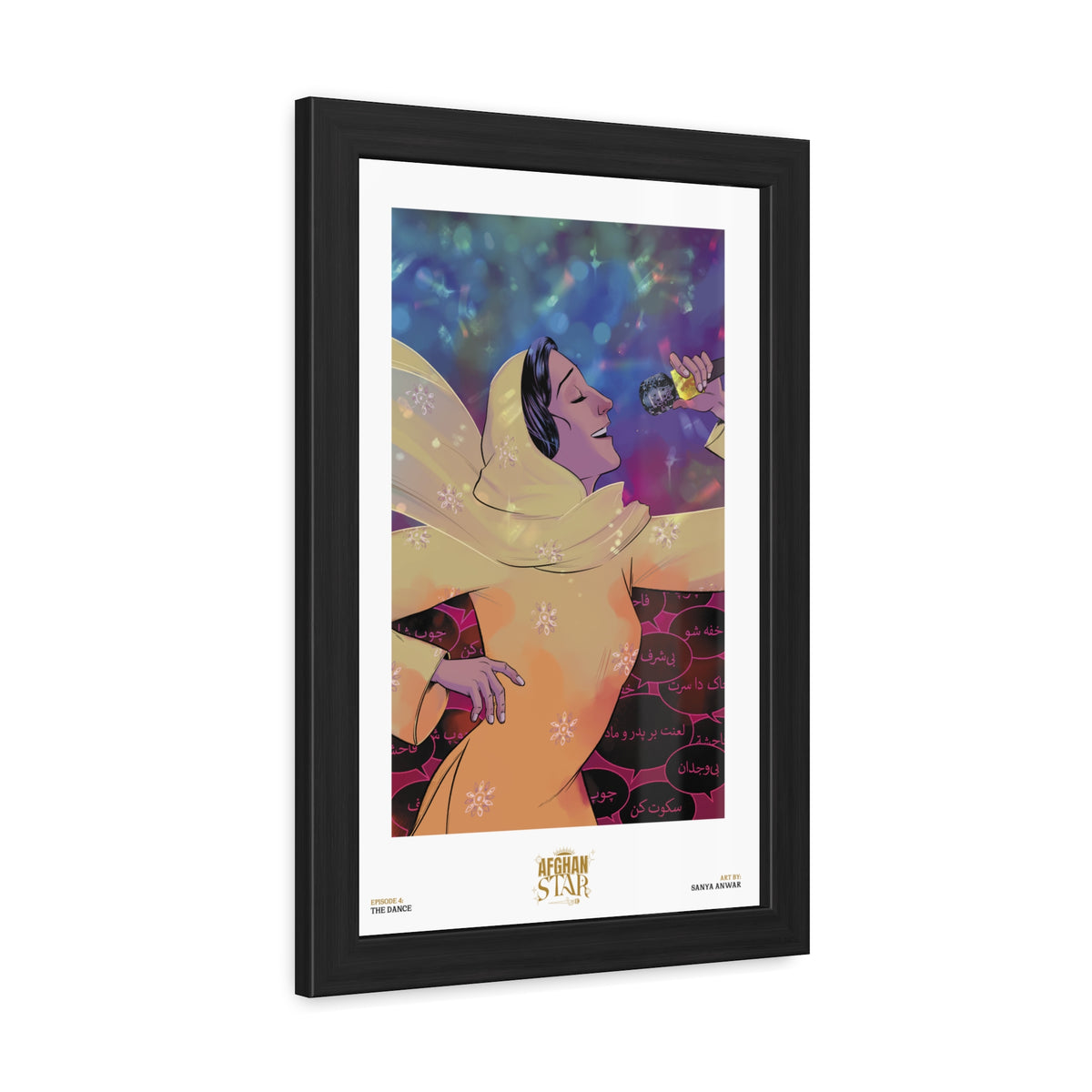 Framed Afghan Star Poster: Episode 4 — The Dance