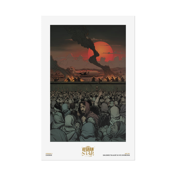 Afghan Star Poster: Episode 7 — Exodus