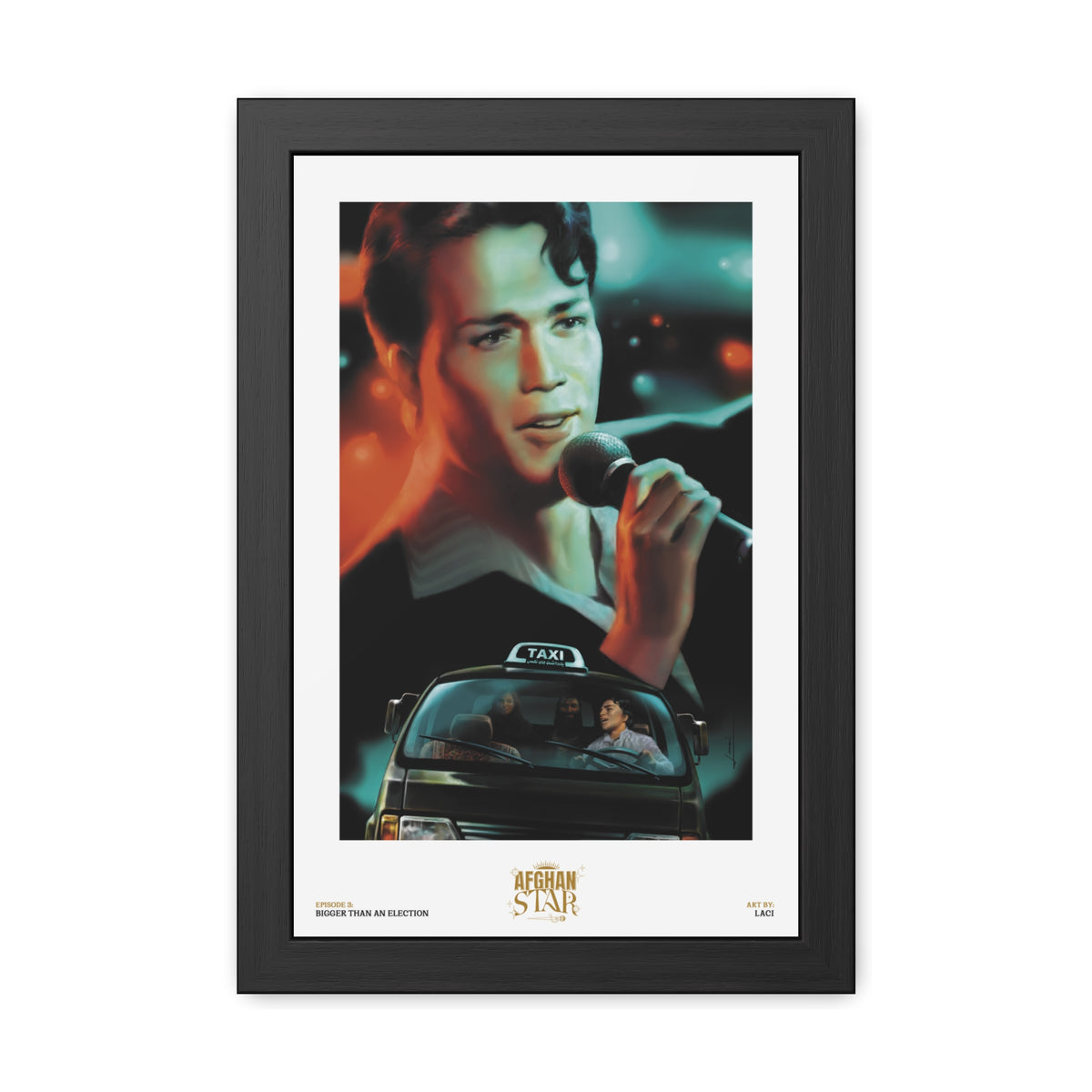 Framed Afghan Star Poster: Episode 3 — Bigger than an Election