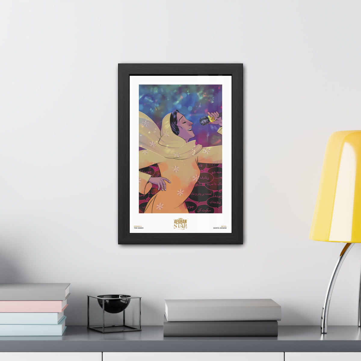 Framed Afghan Star Poster: Episode 4 — The Dance