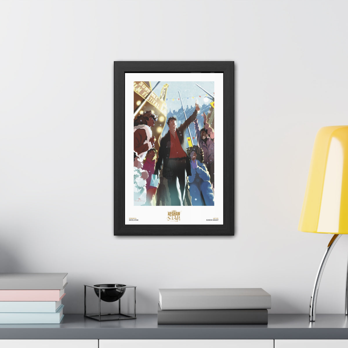 Framed Afghan Star Poster: Episode 5 — Devil Star