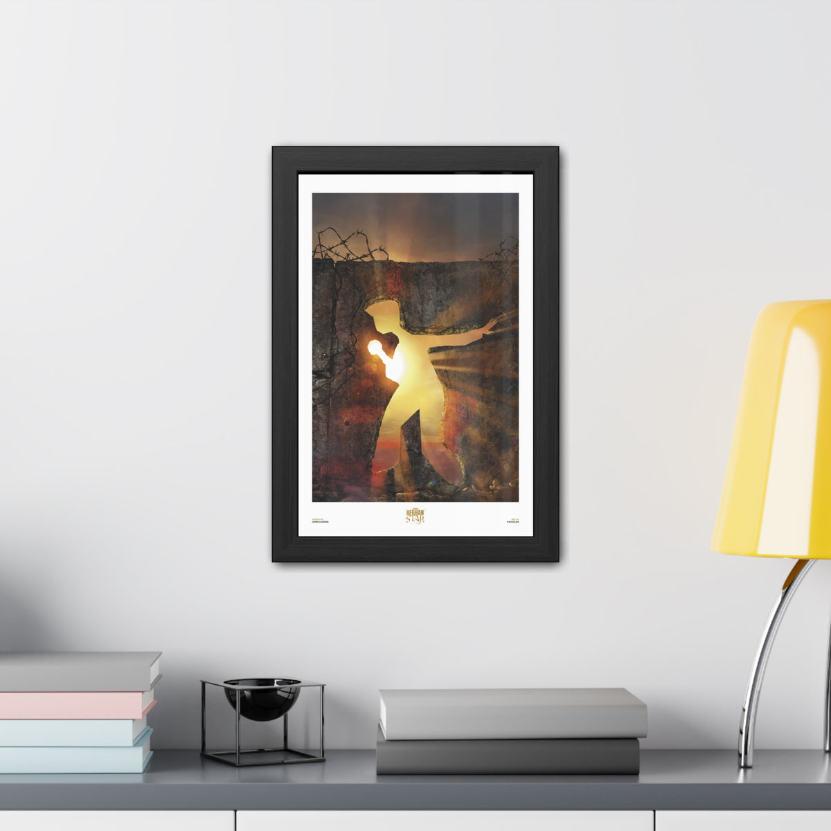 Framed Afghan Star Featured Art Poster