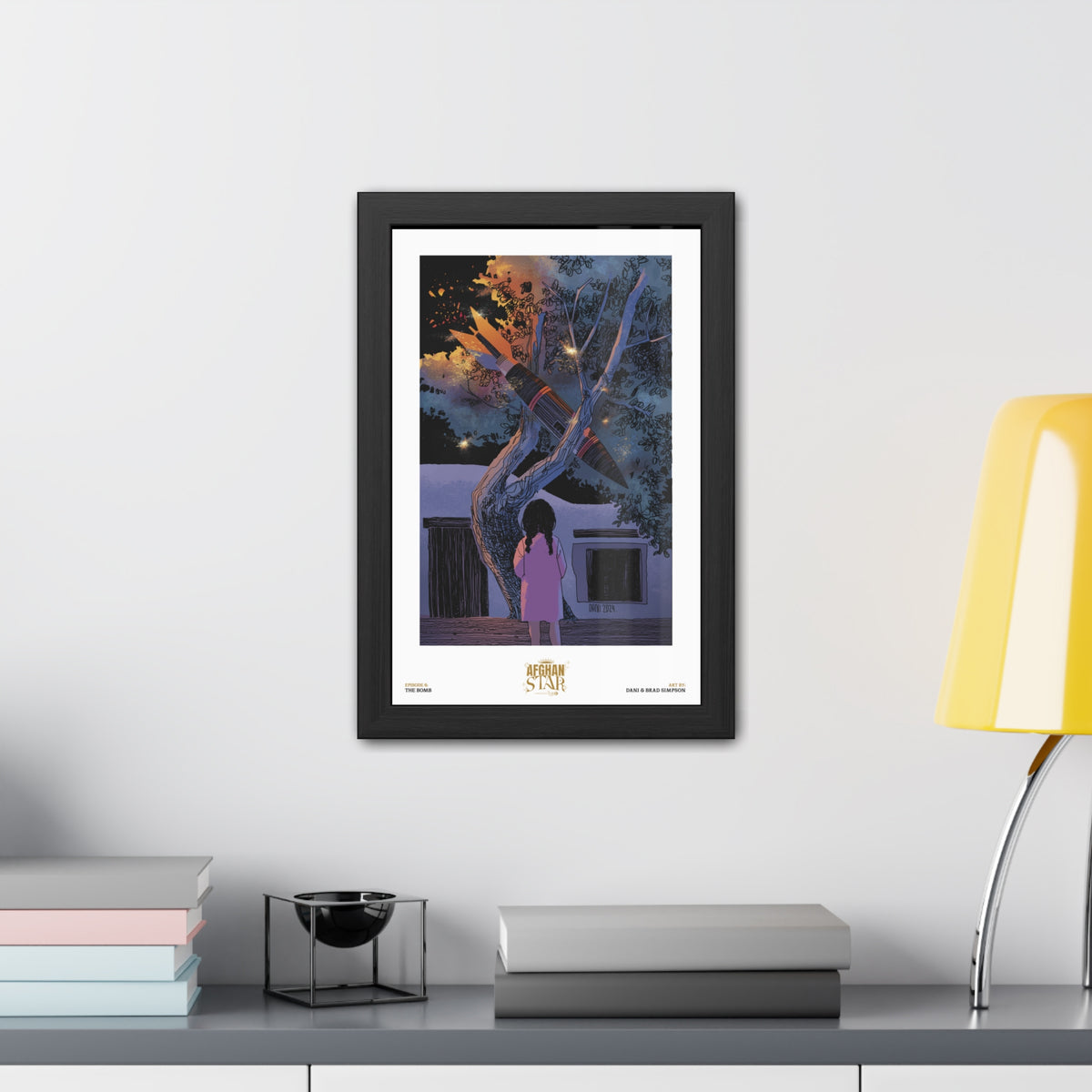 Framed Afghan Star Poster: Episode 6 — The Bomb