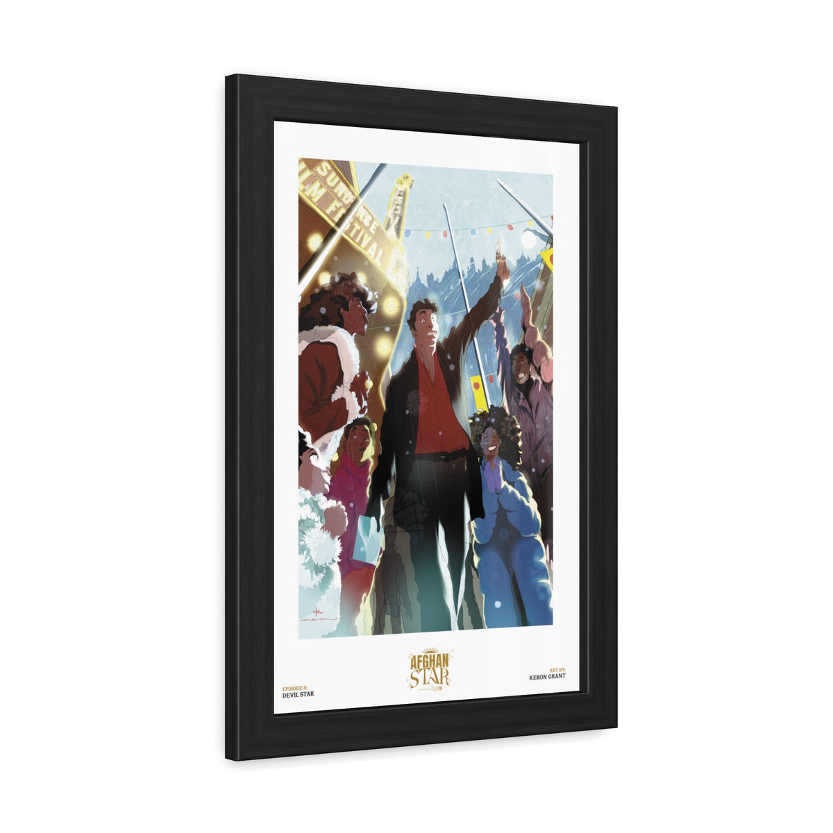 Framed Afghan Star Poster: Episode 5 — Devil Star