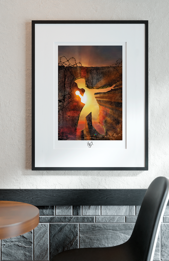 Afghan Star Framed Art Signed by John Legend