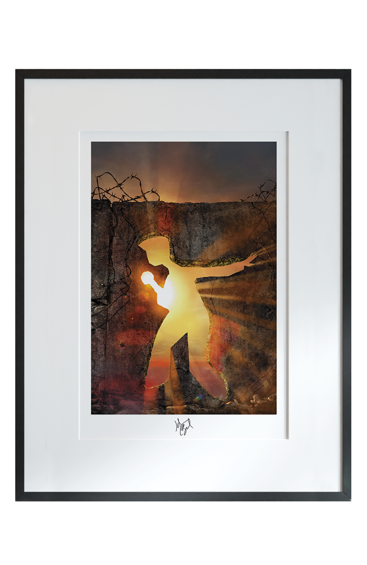 Afghan Star Framed Art Signed by John Legend