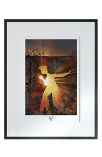 Afghan Star Framed Art Signed by John Legend