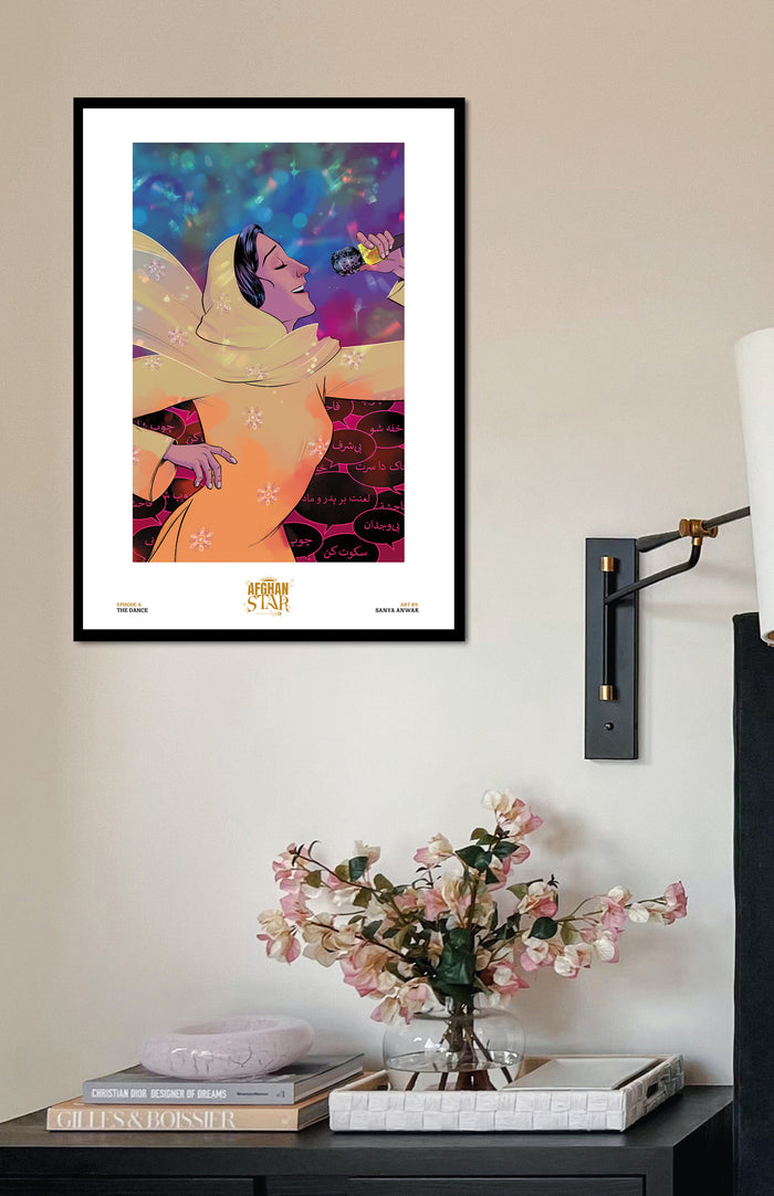 Framed Afghan Star Poster: Episode 4 — The Dance