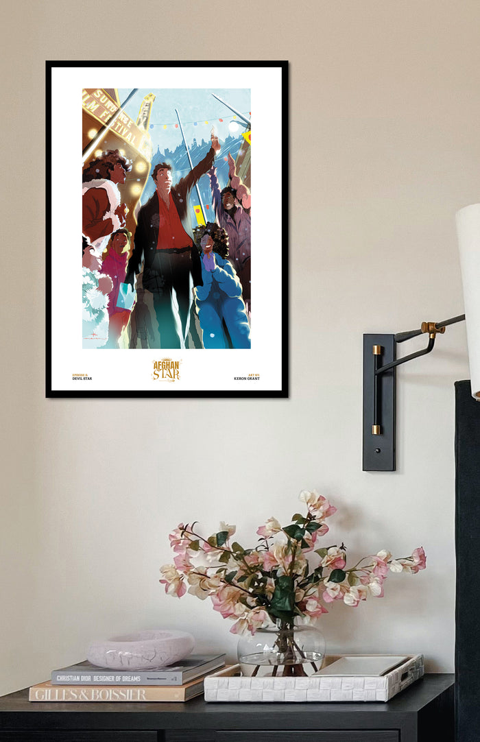 Framed Afghan Star Poster: Episode 5 — Devil Star