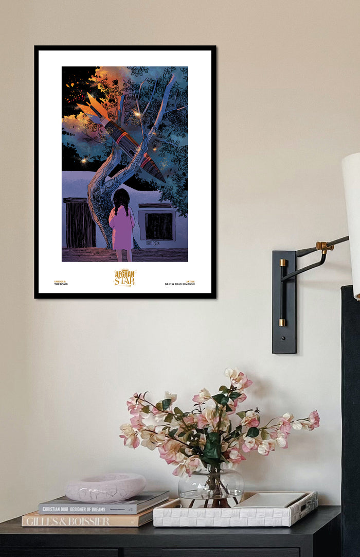 Framed Afghan Star Poster: Episode 6 — The Bomb
