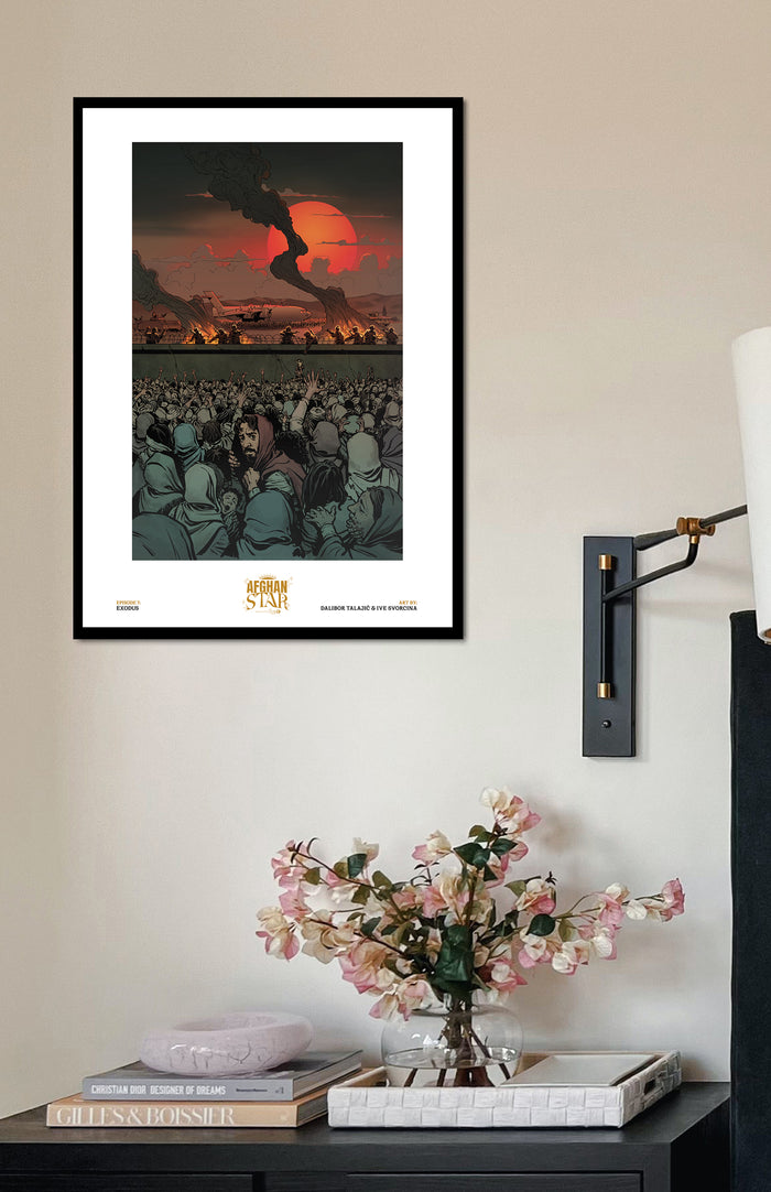 Framed Afghan Star Poster: Episode 7 — Exodus
